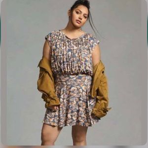 Daily Practice by Anthropologie cinched knit mini dress